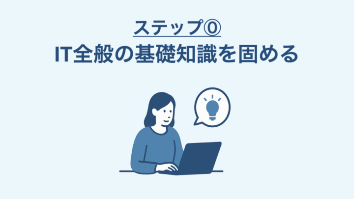 ステップ⓪|IT全般の基礎知識を固める